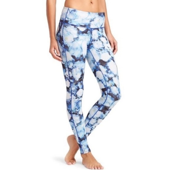 Athleta Pants - Atheta floral Crush Chaturanga  leggings sz S